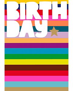 Papersalad Birthday Stripes